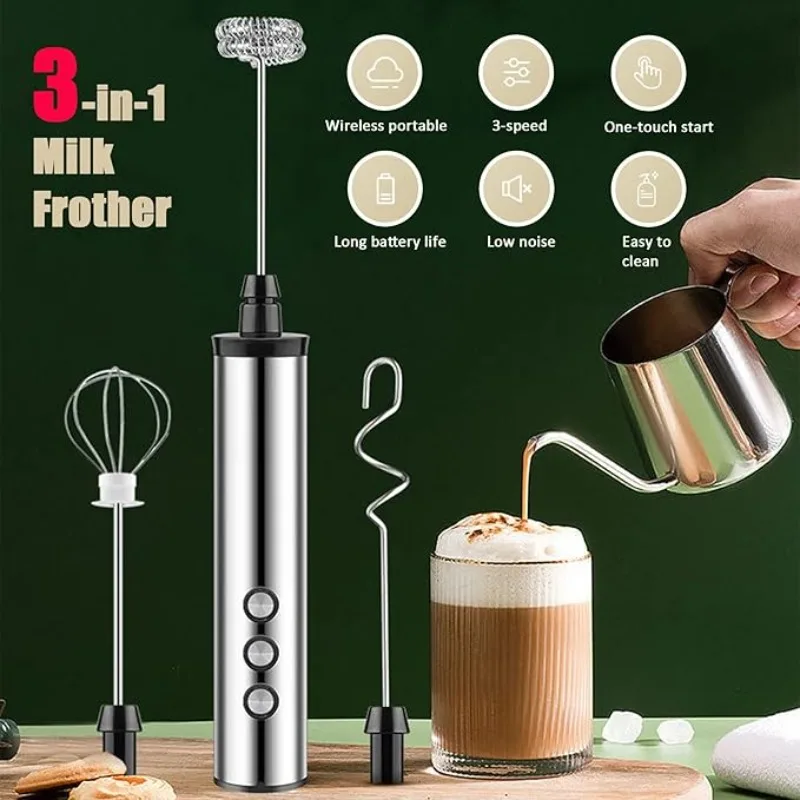 3in1 Electric Handheld Milk Fr - Electric Milk Frother Handheld recension och pris