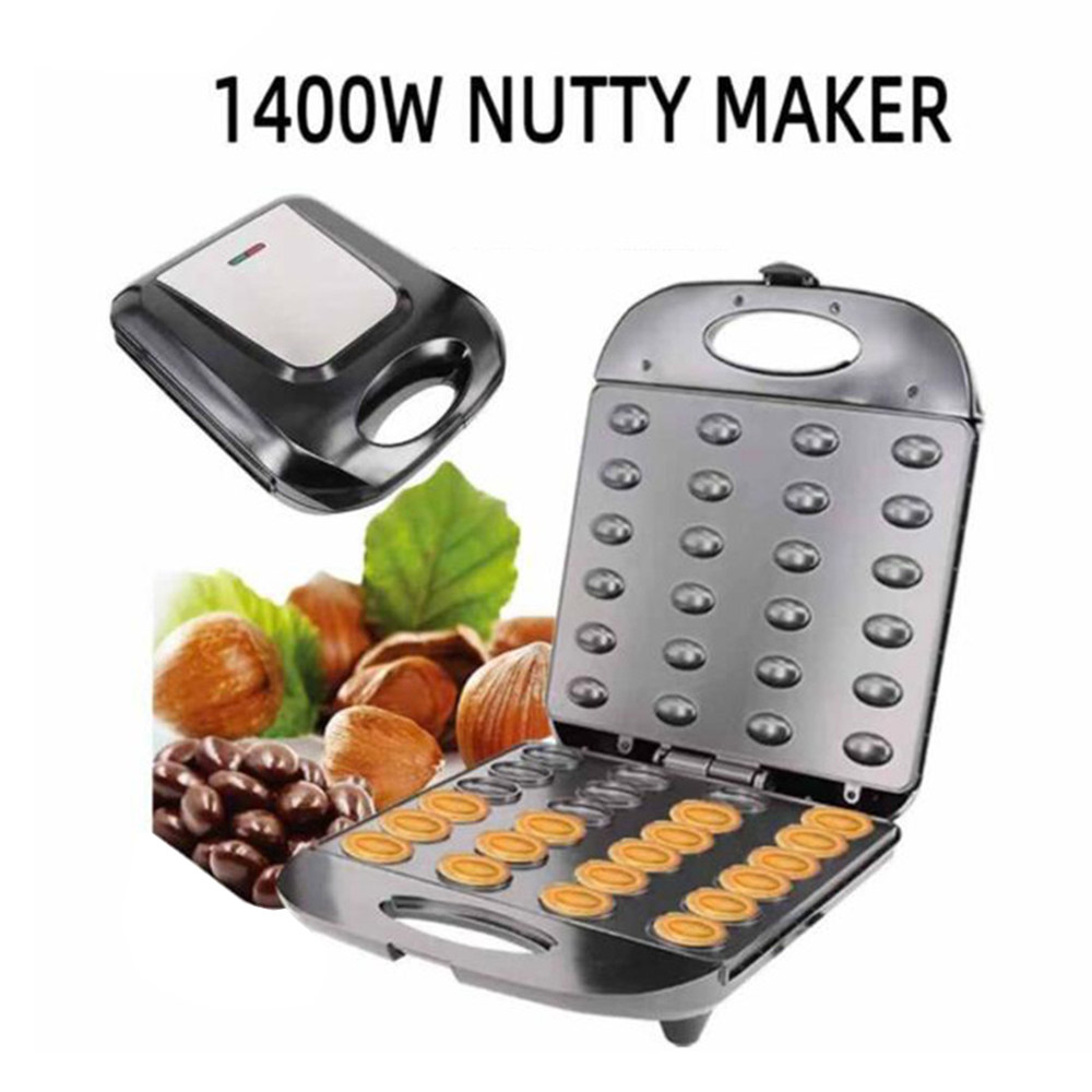 Stainless Steel Walnut Cake Ma - Mini Waffle Maker Machine recension och pris